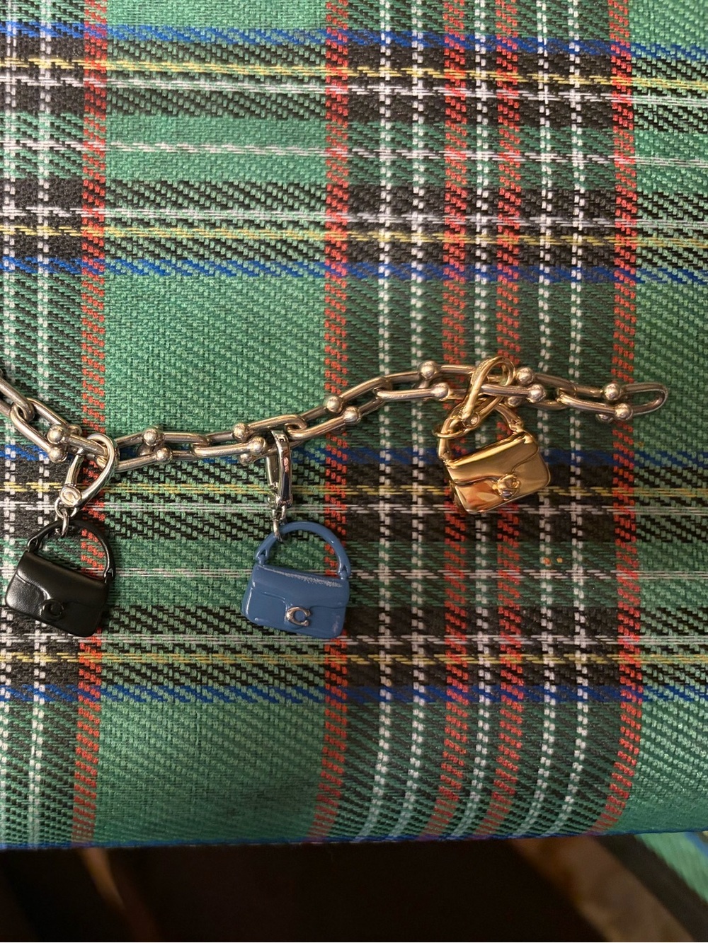 Coach Tabby Handbag Charm Bracelet - GOLD